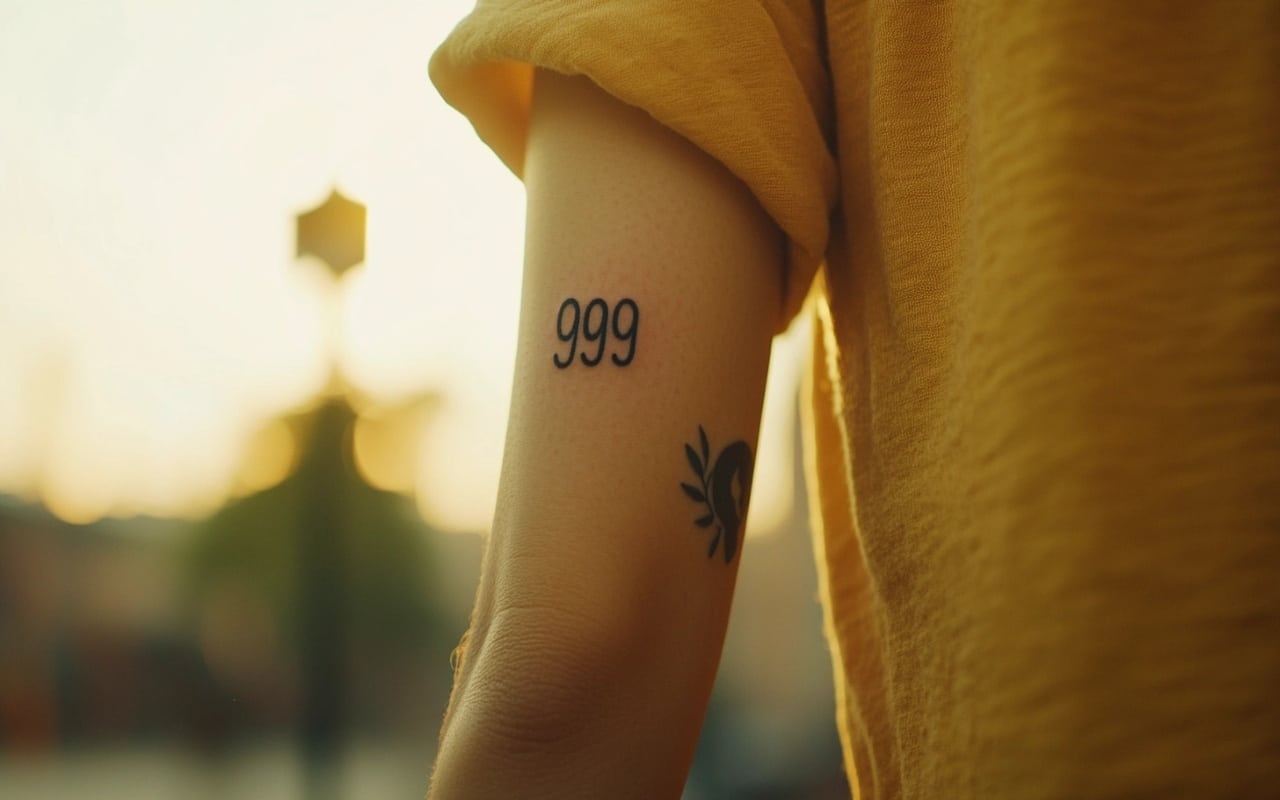 Die tiefgründige 999 Bedeutung: Tattoo als Symbol für Wandel und Vollendung