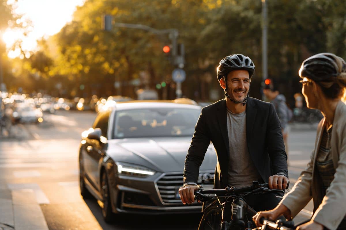 Rechte im Straßenverkehr: Ein kleiner Knigge für Autofahrer und Radler